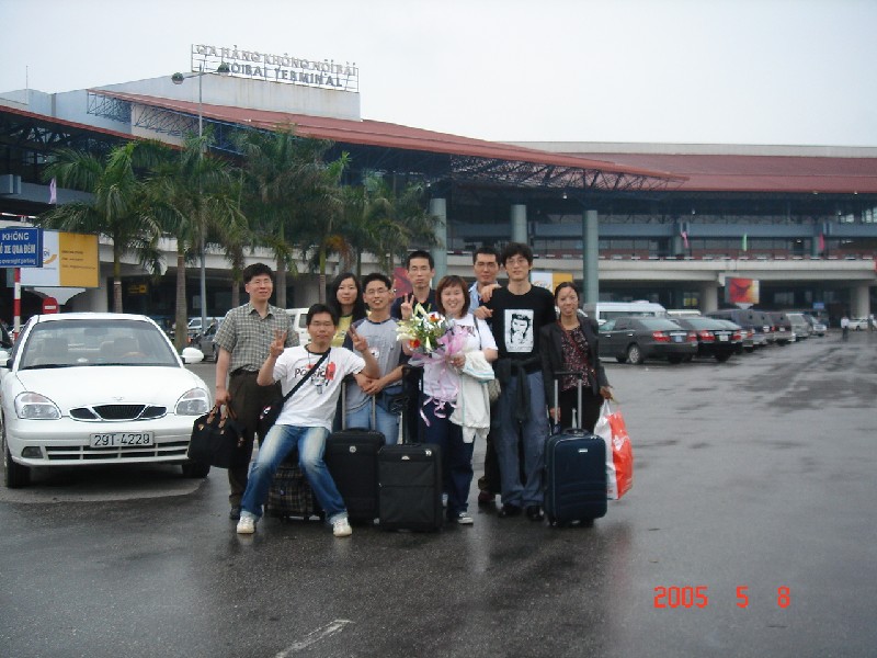 베트남 하노이 공항에서