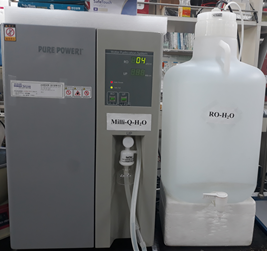 Milli Q water purification System